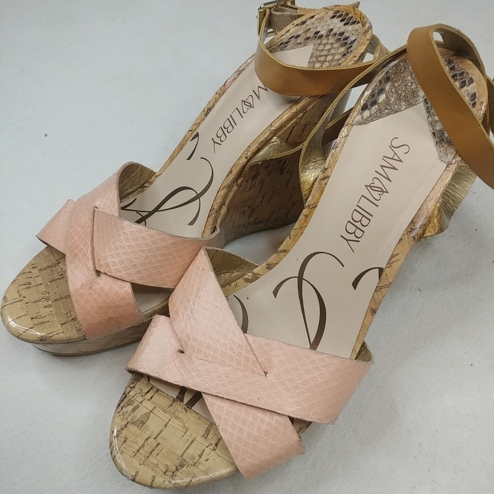 Sam & Libby Wedge Platform Summer Strappy Sandals